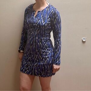 DIANE VON FURSTENBURG 100% Silk Reina Mini Dress Size 6
